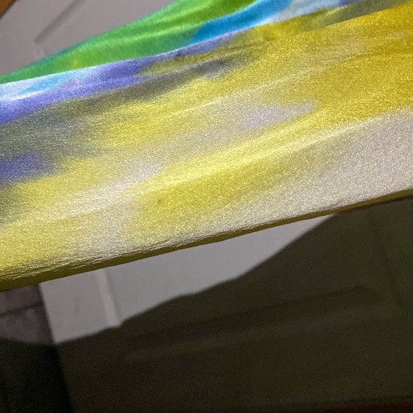 Beautiful Rainbow Handmade Silk Scarf - Picture 7 of 8